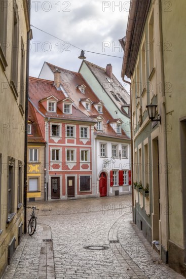 Idyllic scenery in Bamberg, a town in Upper Franconia, Germany