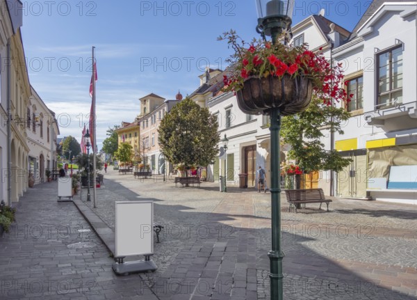 Sunny city view of Eisenstadt. a city in the Burgenland area in Austria