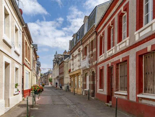 Scenery around Yport, a commune in the Seine-Maritime department at Normandy, France