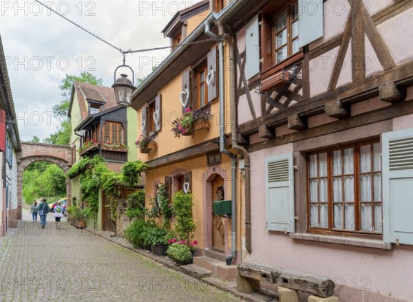 Impression of Kaysersberg, a historical town and former commune in Alsace in northeastern France