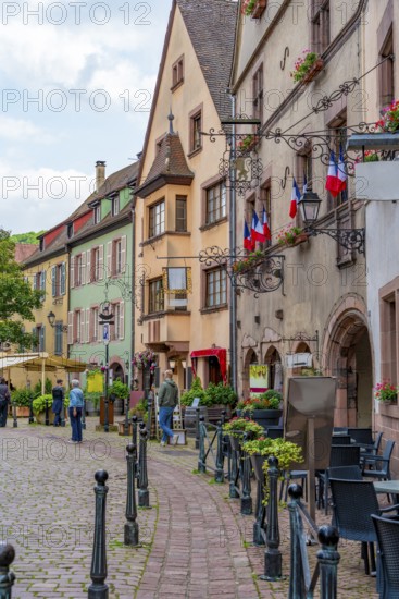 Impression of Kaysersberg, a historical town and former commune in Alsace in northeastern France