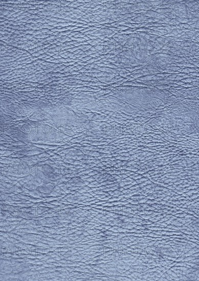 A full frame abstract blue leather background