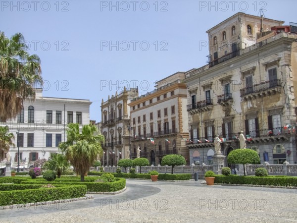 City view of Palermo in Sicily