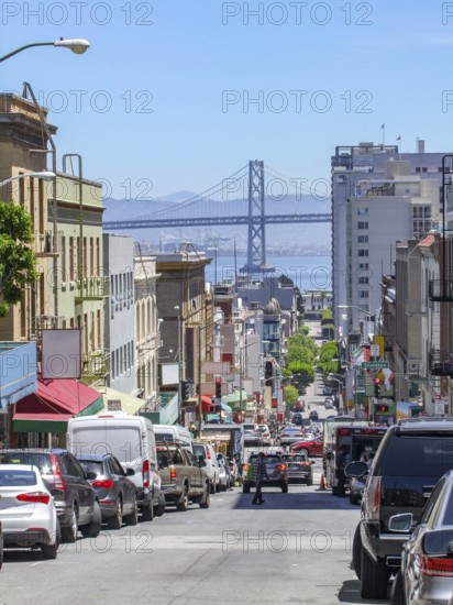 City view of San Francisco, a city in California, USA