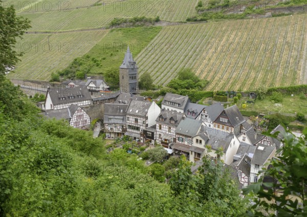 The Malerwinkel in Bacharach at the Middle Rhine area in Germany