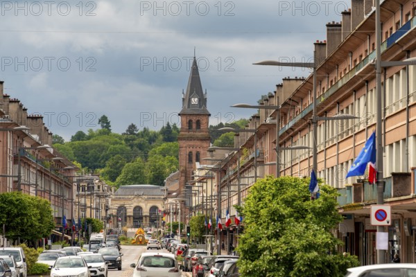 Impression of Saint-Die-des-Vosges, a commune in the Vosges department, Grand Est, northeastern France
