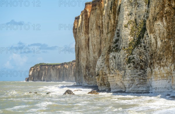 Scenery around Veules-les-Roses, a commune in the Seine-Maritime department in the Normandy region in northern France