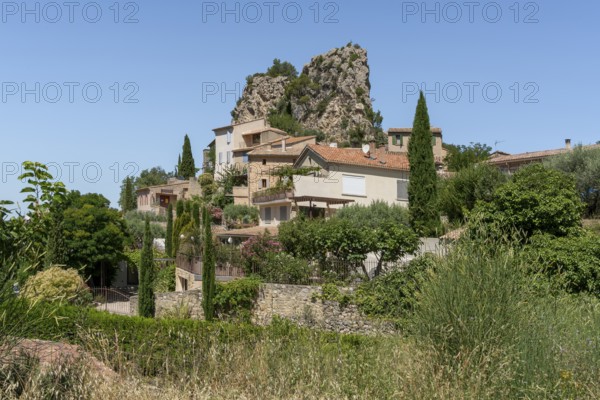 Scenery around La Roque-Alric in the Vacluse department in the Provence region of southern France