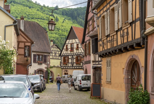 Impression of Kaysersberg, a historical town and former commune in Alsace in northeastern France