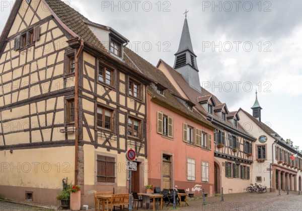Impression of Kaysersberg, a historical town and former commune in Alsace in northeastern France