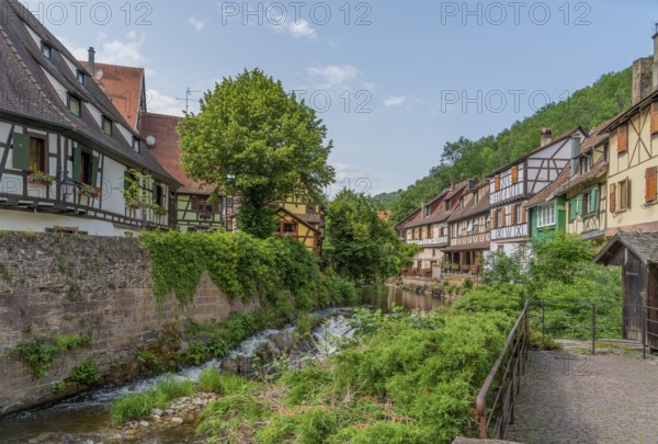 Impression of Kaysersberg, a historical town and former commune in Alsace in northeastern France