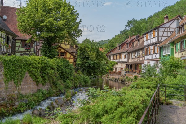 Impression of Kaysersberg, a historical town and former commune in Alsace in northeastern France