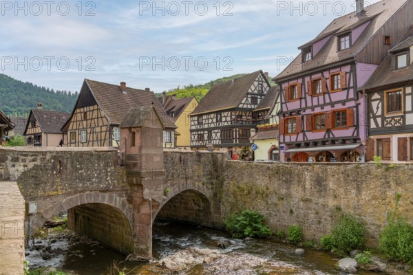 Impression of Kaysersberg, a historical town and former commune in Alsace in northeastern France
