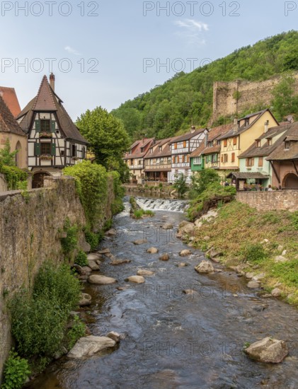 Impression of Kaysersberg, a historical town and former commune in Alsace in northeastern France