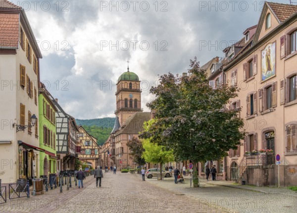 Impression of Kaysersberg, a historical town and former commune in Alsace in northeastern France