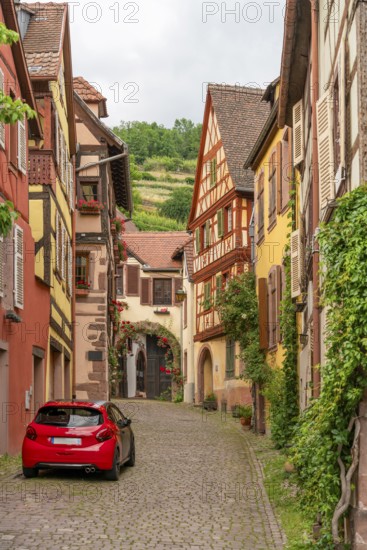 Impression of Kaysersberg, a historical town and former commune in Alsace in northeastern France