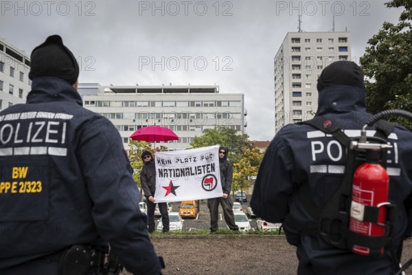 DEU Germany Germany Dresden Celebration of German unity in the 26th year of reunification Protests during the Pegida rally