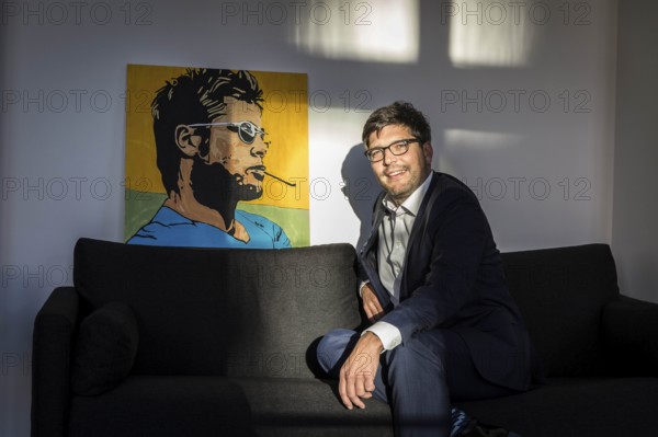 DEU Germany Germany Berlin The new Berlin Senator of Justice, the Green politician Dirk Behrendt in his office