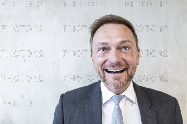 DEU Germany Germany Berlin FDP chairman Christian Lindner visits the TAZ. Portrait photos