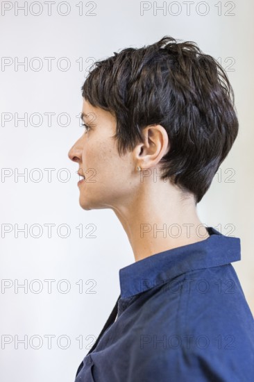 DEU Germany Germany Leipzig Portrait of the Federal Chairwoman of the AFD, Alternative for Germany, Frauke Petry, at the office of the AFD Saxony