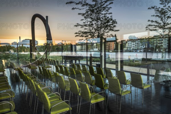 DEU Germany Germany Berlin Hall of the HTW University of Applied Sciences on the banks of the Spree in Oberschöneweide