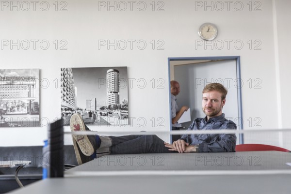 DEU Germany Germany Berlin The Berlin Minister of State for Culture Tim Renner in his office in Mitte