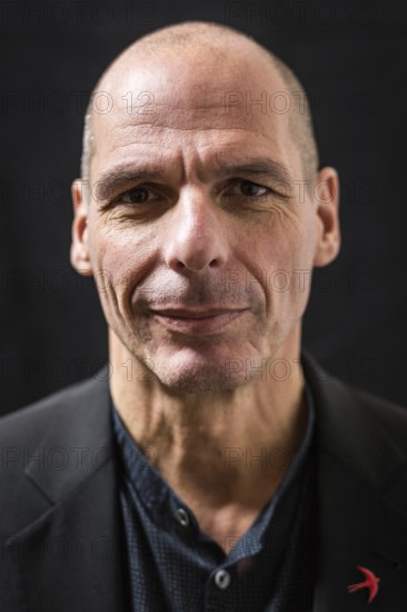 DEU Germany Germany Berlin Former Greek Finance Minister Yanis Varoufakis at an interview in Kreuzberg