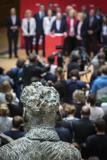 DEU Germany Germany Berlin SPD press conference and photo opportunity after the lost state election in North Rhine-Westphalia