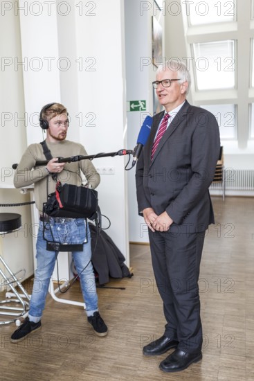DEU Germany Germany Berlin The Managing Director of Deutsche Umwelthilfe, Jürgen Resch, during a press conference