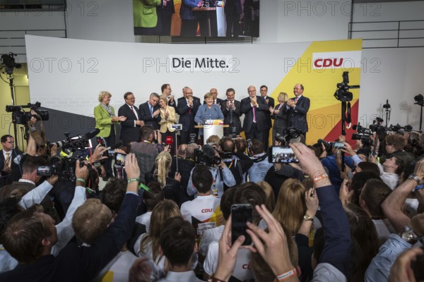 DEU Germany Germany Berlin Election evening at the CDU party headquarters, the Konrad Adenauer House