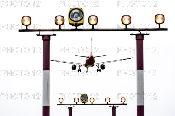 DEU Germany Germany Berlin Landing approach of an Air Berlin aircraft at Tegel Airport. The airline will cease flight operations on 28 October