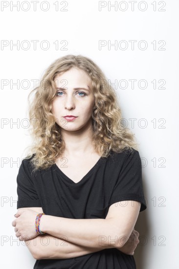 DEU Germany Germany Berlin Portrait of the member of the Russian punk band Pussy Riots Mascha Alechina for her book presentation 'Days of Uprising'
