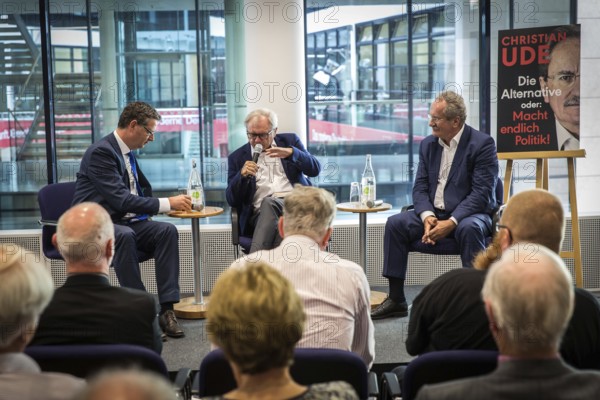 DEU Germany Germany Berlin Book presentation at the SPD Cultural Forum by Munich's former Lord Mayor Christian Ude with the title ' The Alternative or Power at Last Politics' . Audience in the Willy Brandt House