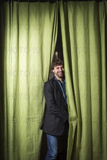 DEU Germany Germany Berlin Green Party MP Stefan Gelbhaar in his party's office in Prenzlauer Berg