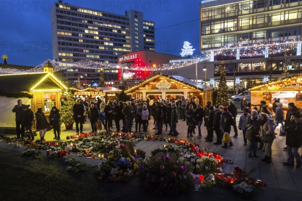 DEU Germany Germany Berlin The newly erected memorial for the victims of a terrorist attack at the Christmas market on Breitscheidtplatz