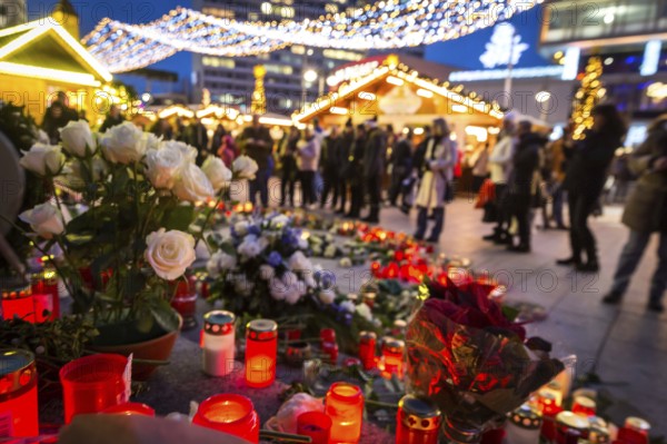 DEU Germany Germany Berlin The newly erected memorial for the victims of a terrorist attack at the Christmas market on Breitscheidtplatz