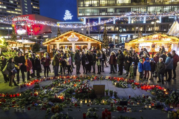 DEU Germany Germany Berlin The newly erected memorial for the victims of a terrorist attack at the Christmas market on Breitscheidtplatz