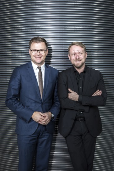 DEU Germany Germany Berlin The parliamentary directors of the Left Party, Jan Korte, and Karsten Schneider, SPD, in an interview