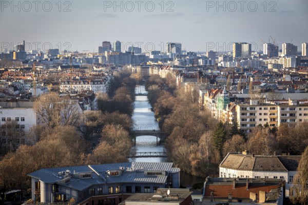 DEU Germany Germany Berlin View across the Landwehr Canal to Potsdamer Platz