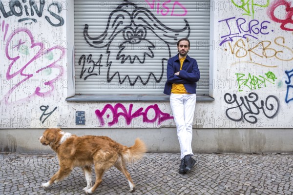 DEU Germany Germany Berlin Portrait of the musician Matti Gajek in Neukölln