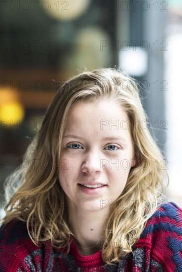 DEU Germany Germany Berlin Activist Clara Reemtsma in a café in Mitte
