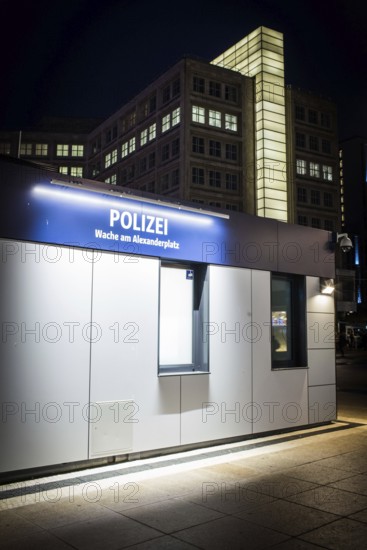 DEU Germany Germany Berlin The newly built police station at Alexanderplatz, which is intended to provide more security in the problem area