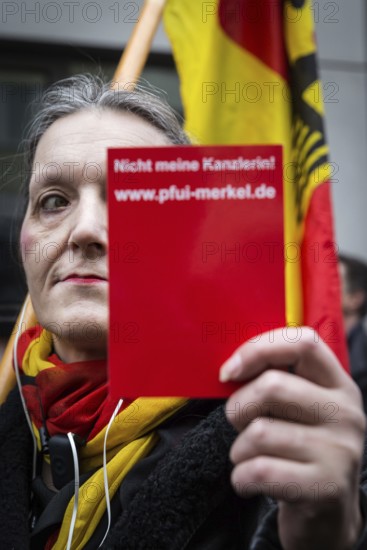 DEU Germany Germany Berlin Demonstration ' March of Women, which was organised by AFD member, Kurdish woman Leyla Bilge. The protest was directed against the sexism of asylum seekers and the German government's immigration policy