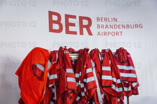 DEU Germany Germany Berlin Views of BER Berlin Brandenburg Airport, scheduled to open in 2020. Abandoned workplace in the dialogue centre