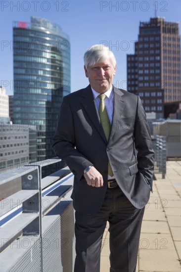 DEU Germany Germany Berlin The CEO of RWE Rolf Martin Schmitz during a visit to Focus magazine at Potsdamer Platz