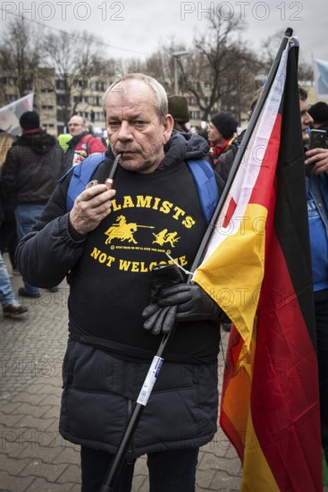 DEU Germany Germany Berlin Demonstration ' March of Women, which was organised by AFD member, Kurdish woman Leyla Bilge. The protest was directed against the sexism of asylum seekers and the German government's immigration policy