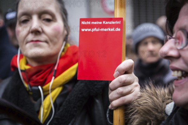 DEU Germany Germany Berlin Demonstration ' March of Women, which was organised by AFD member, Kurdish woman Leyla Bilge. The protest was directed against the sexism of asylum seekers and the German government's immigration policy