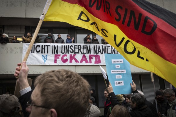 DEU Germany Germany Berlin Demonstration ' March of Women, which was organised by AFD member, Kurdish woman Leyla Bilge. The protest was directed against the sexism of asylum seekers and the German government's immigration policy