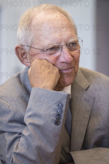 DEU Germany Germany Berlin The President of the Bundestag Wolfgang Schäuble, CDU, in the Reichstag building