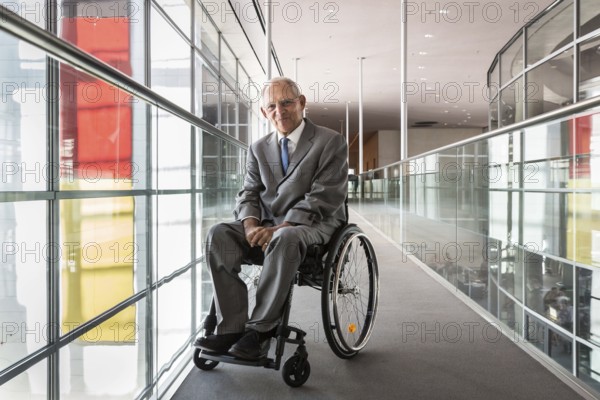 DEU Germany Germany Berlin The President of the Bundestag Wolfgang Schäuble, CDU, in the Reichstag building
